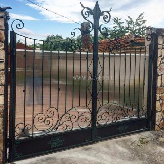 Wrought iron gates